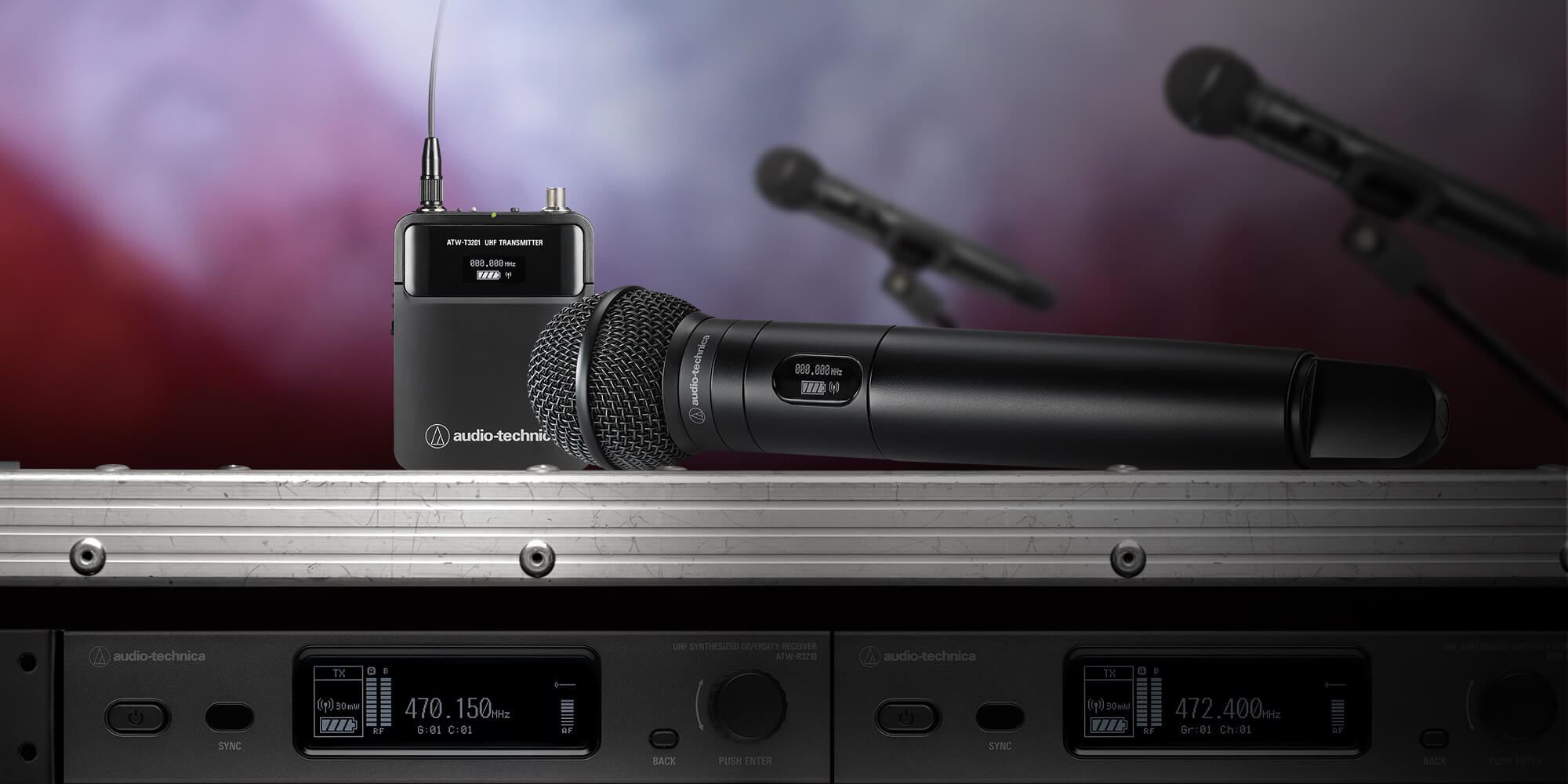 Funkmikrofonanlage Audio Technica