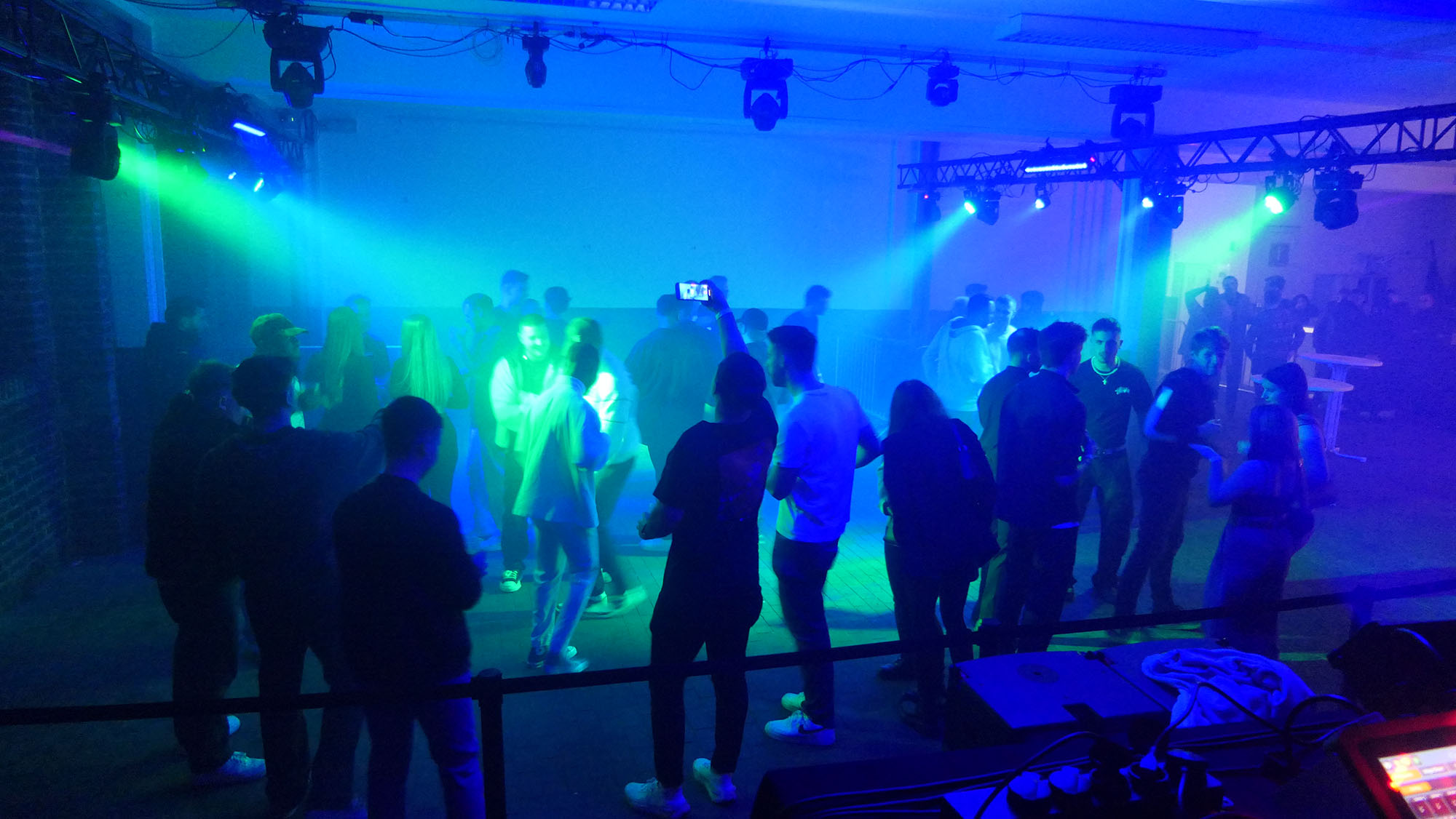 party in der alten dreherei mit technik des brenzel beschallungsservice
